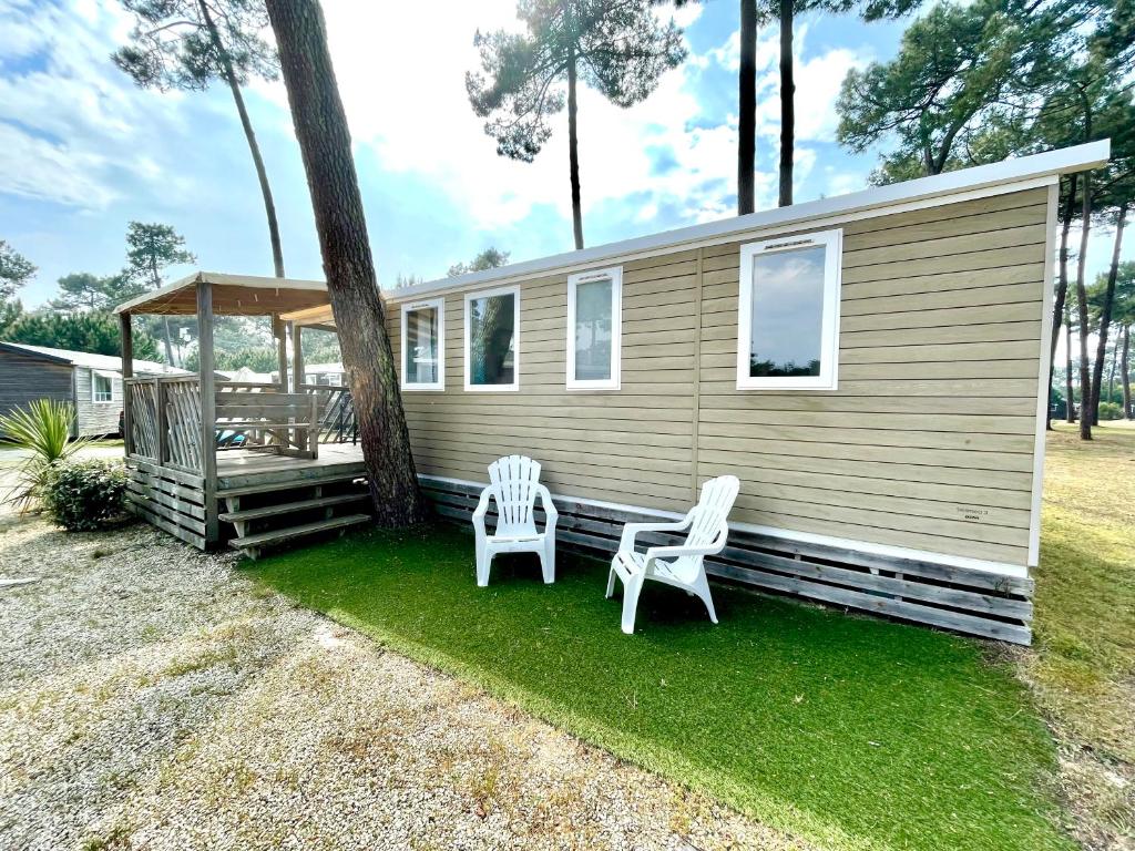 Appartement Spacieux Mobilhome Premium/Camping 5* 47 Avenue de l'Europe 33930 Vendays-Montalivet