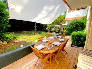 Spacieux T3 dans la baie de Portissol avec jardin