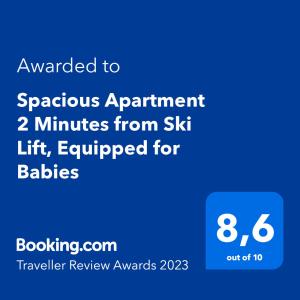 Appartement Spacious Apartment 2 Minutes from Ski Lift, Equipped for Babies 107 Rue de Bellevue 74310 Les Houches Rhône-Alpes