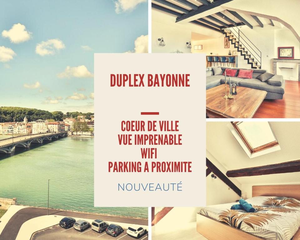 Appartement SPECIAL OFFERDuplex BayonneImpressive View 7, ALLEE BOUFFLERS 64100 Bayonne