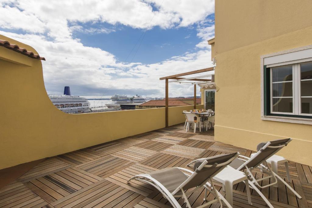 Appartement Spectacular terrace view of Tagus 17 Rua do Paraíso r/c esq 1100-395 Lisbonne