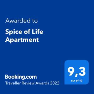 Spice of Life Apartment