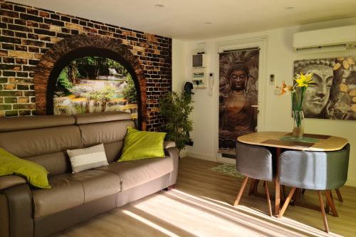 Splendid studio with AC and terrace - Dodo et Tartine