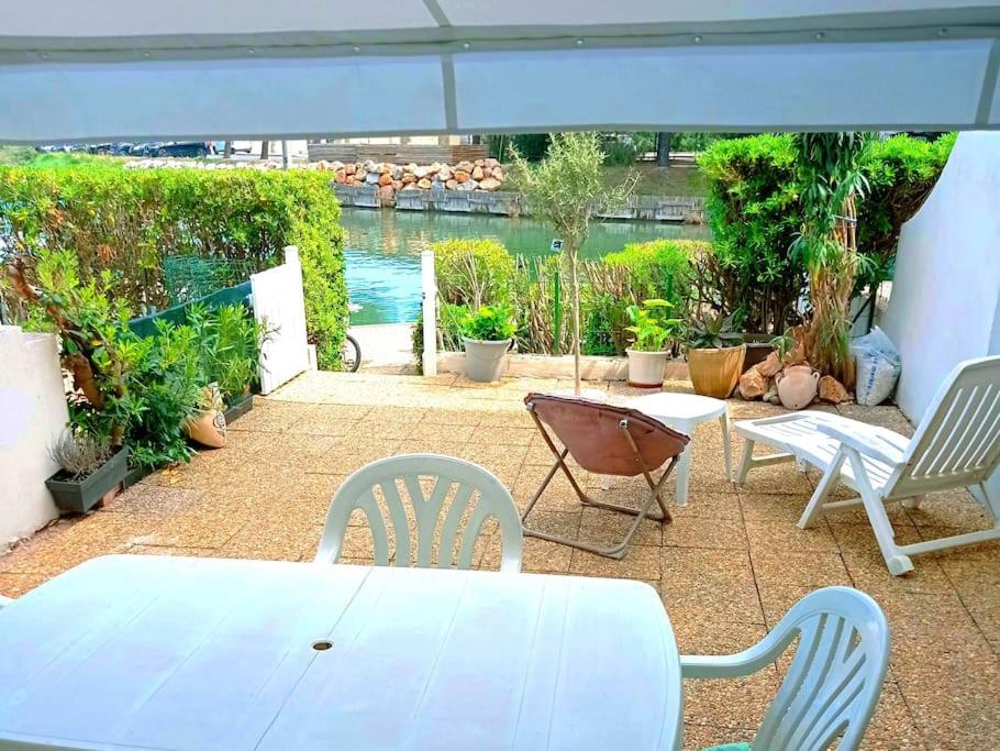 Appartement St Cyprien Marina grande terrasse climatisation Marina village appartement 37 bat E 11 Avenue Armand Lanoux 66750 Saint-Cyprien