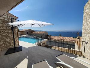 St-Florent Appartement neuf vue mer panoramique piscine 4 chambres - MOR401