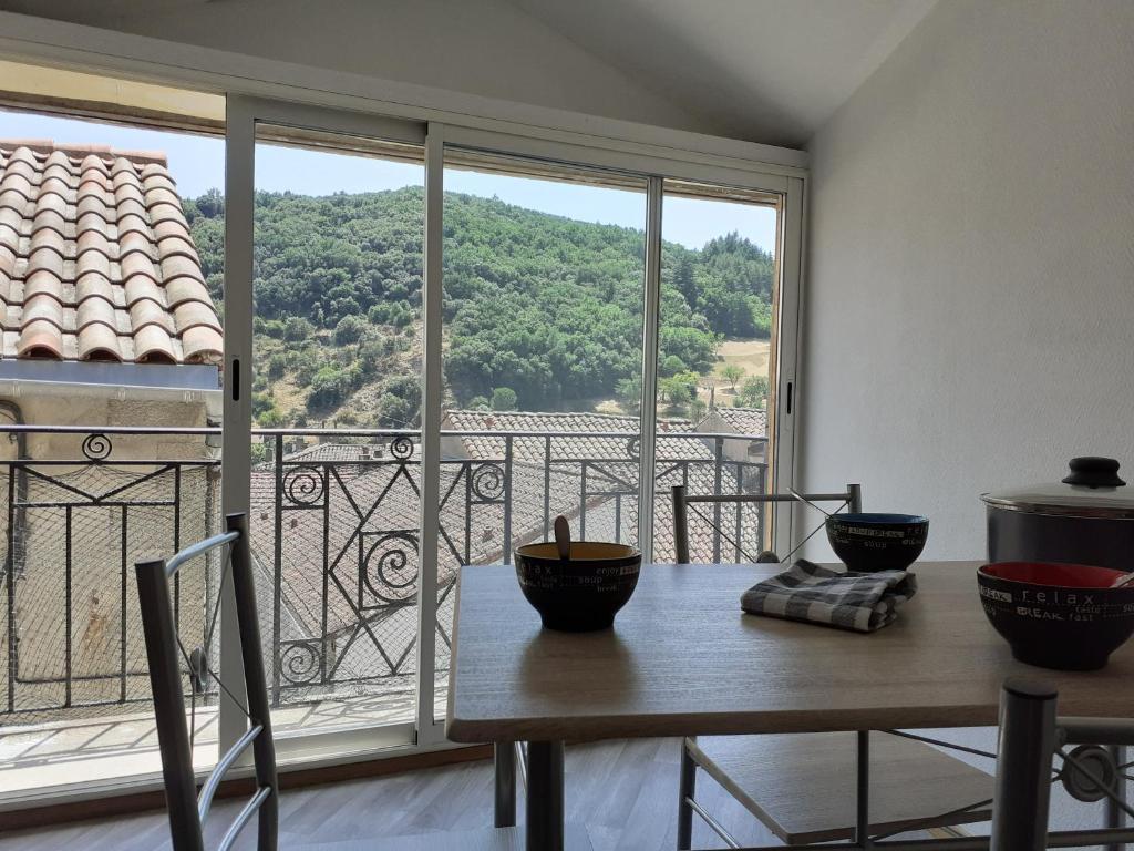 Appartement St-Pons-de-Thomières : T3 au calme et belle vue. rdc 23 Rue du Coustou 34220 Saint-Pons