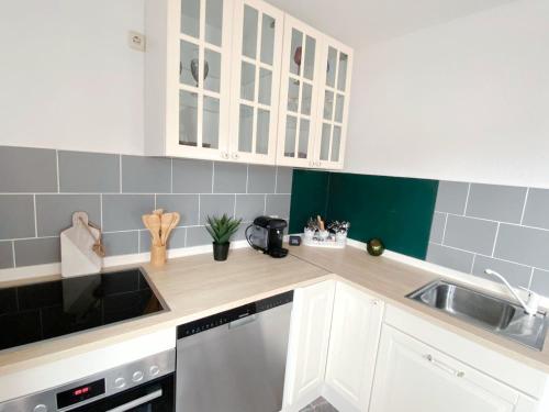 Stadt-Appartement über den Dächern von Annaberg