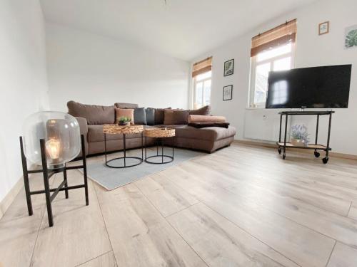 Stadt-Appartement über den Dächern von Annaberg