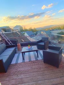Stadt-Appartement über den Dächern von Annaberg