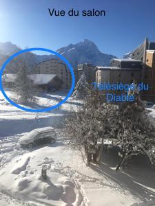 Station Les Deux Alpes, le Refuge du Diable, front de neige, 4/6 personnes