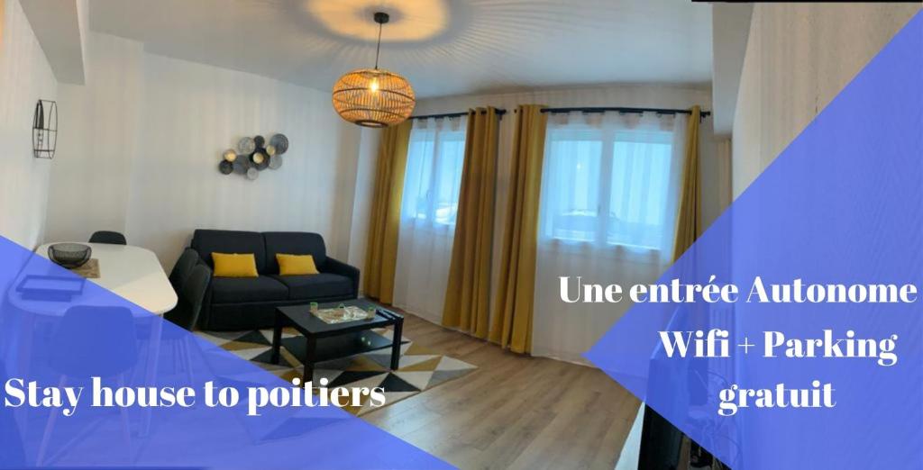 Appartement Stay house to Poitiers 17 Boulevard Pont Achard 86000 Poitiers