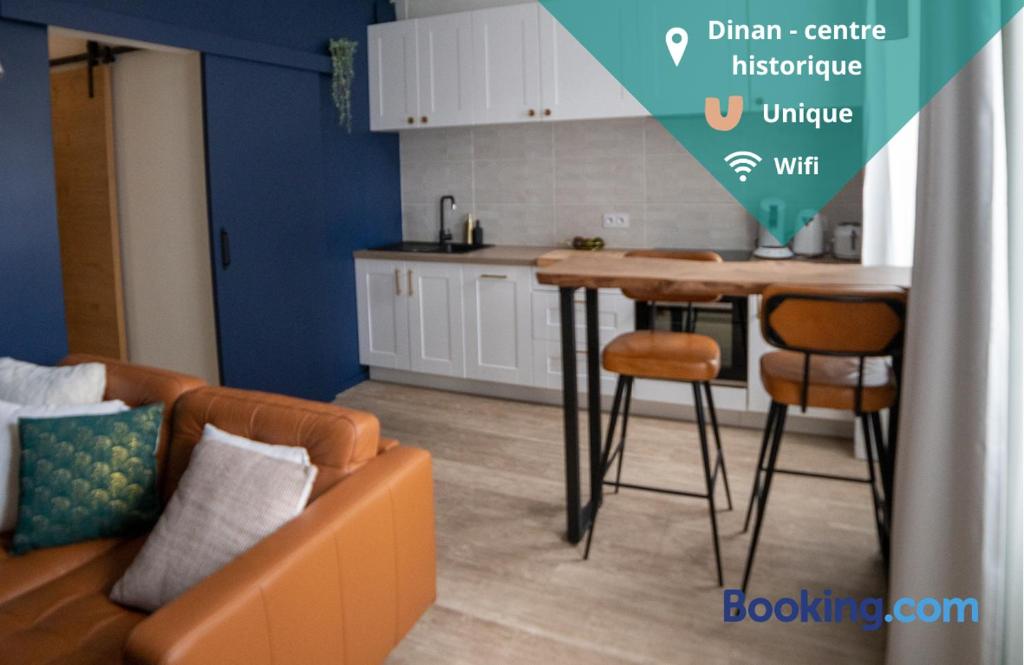 Appartement STERENN Joli T2 - 900m de la gare - Centre Dinan 29 Rue de l'École 22100 Dinan