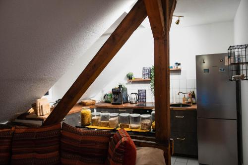 stilvoll eingerichtete Maisonette Wohnung