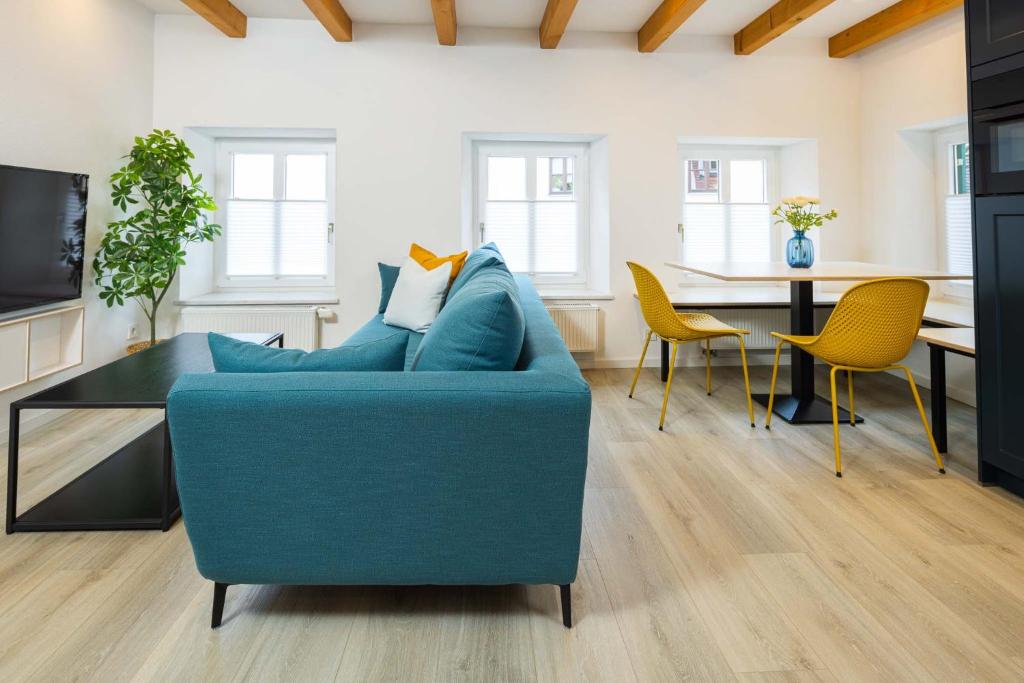 Appartement Stilvolle Wohnung mit King Bett direkt an der historischen Stadtmauer 11 Basteigasse 86720 Nördlingen