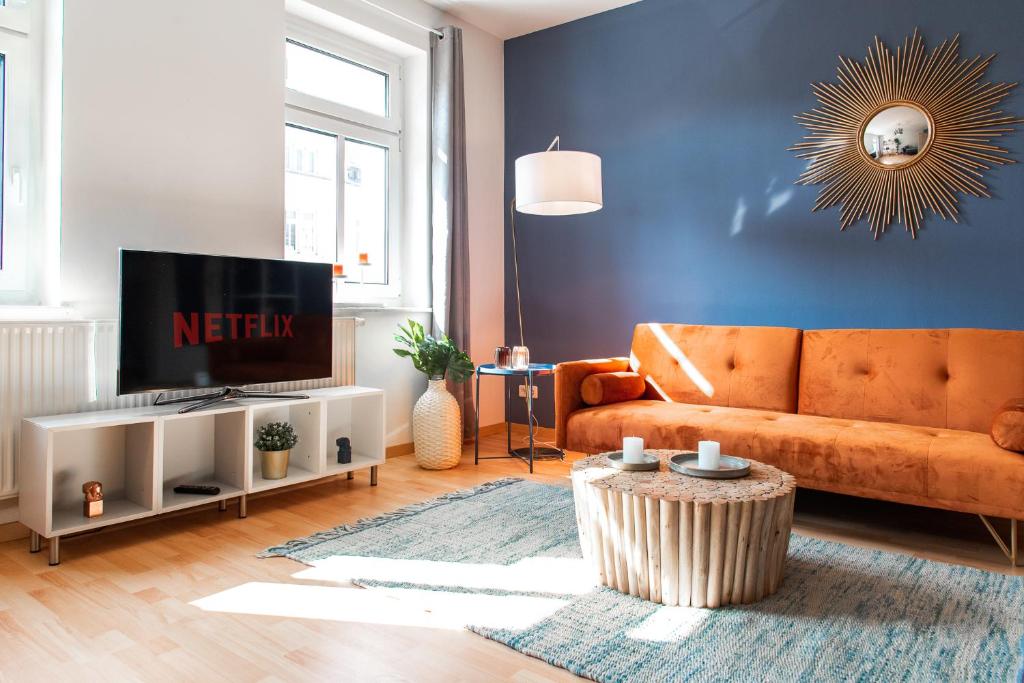 Appartement Stilvolles Apartment mit Balkon / Netflix + WIFI & zentrumsnah 25 Lützowstraße 09119 Chemnitz