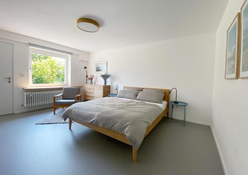 Stilvolles Apartment mit Bergblick-Hütte und Garten