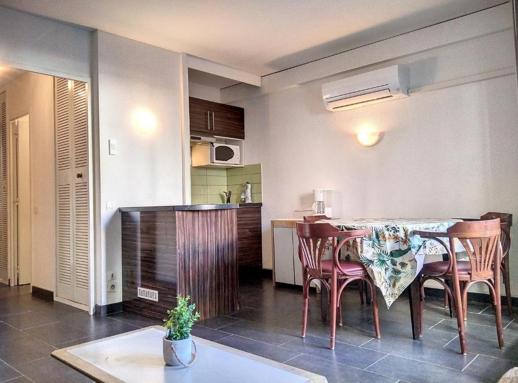 studio 25M2 avec 1 canapé convertible grand confort pour 2 personnes presqu'île des Giens