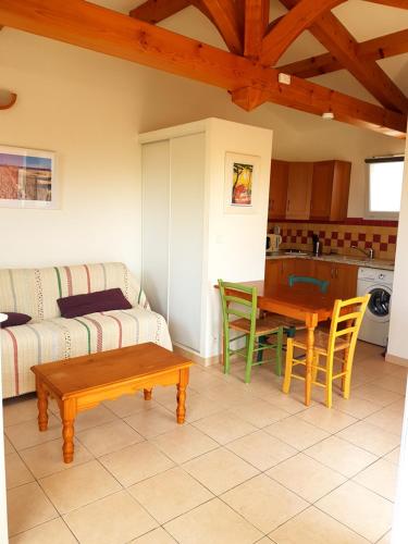 studio 25M2 avec 1 canapé convertible grand confort pour 2 personnes presqu'île des Giens