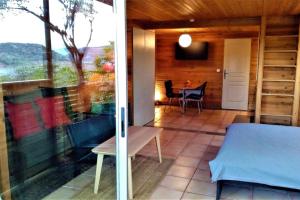 Studio 32m2 - dans propriété avec vue imprenable sur le Lac du Salagou