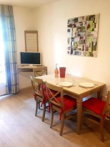 Studio 4 personnes, climatisé, rez de jardin
