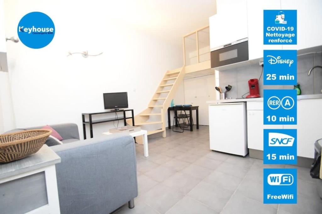 Appartement Studio au calme en plein coeur de Nogent-Sur-Marne 4 Rue Emile Zola 94130 Nogent-sur-Marne