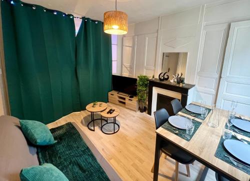 Studio au coeur de Rouen, 4 personnes, calme & élégant