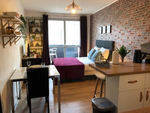 Studio avec balcon & parking gratuit - Tours Gare