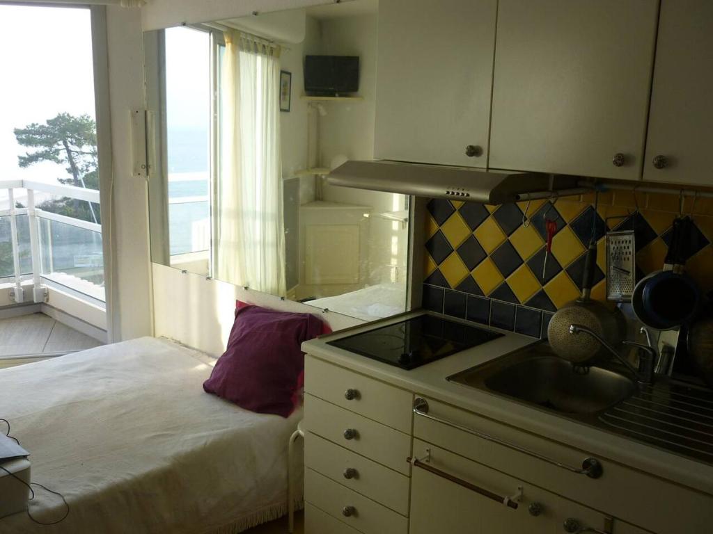 Studio avec balcon sur plage Pereire Pleine vue mer 73 Boulevard de l'Océan, 33120 Arcachon