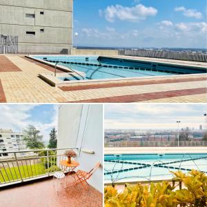 Appartement Studio avec piscine et tennis avec vue sur Lyon 24 Chemin Jean-Baptiste Gilliard 69300 Caluire-et-Cuire Rhône-Alpes