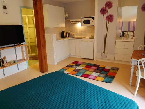 Studio avec piscine partagee jardin clos et wifi a Duravel