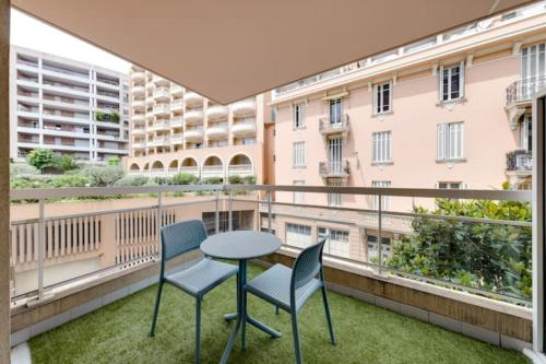 Studio Beausoleil récent, climatisé, Monaco et gare à pied