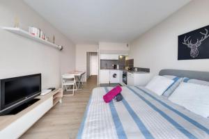 Studio Beausoleil récent, climatisé, Monaco et gare à pied