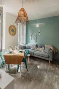 Studio Brique Bleue avec Parking Privé