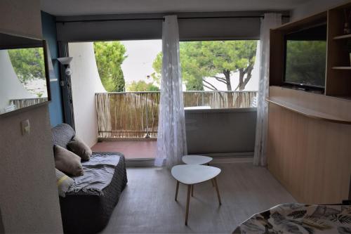 studio cabine 100m plage