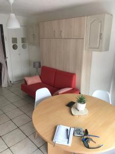 Studio cabine 4 personnes avec place de parking Palais de la Mer