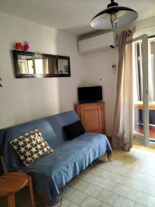 Studio cabine climatisé rez de jardin plage 150m Boucanet