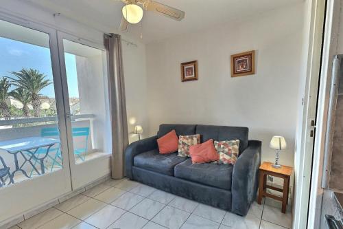 Studio cabine pour 4 personnes avec piscine commune