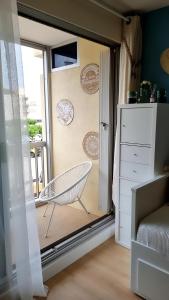 Studio cabine refait à neuf à 3 minutes à pied de la plage