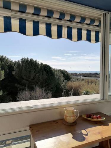 Studio Cabine Vue Mer et Pinède