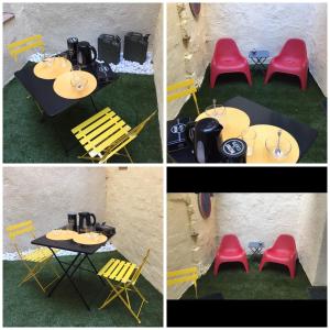Studio centre avec terrasse
