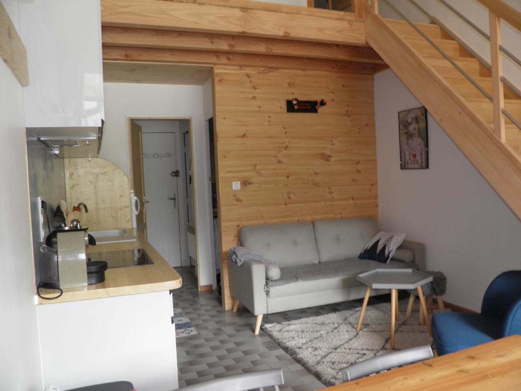 Appartement studio chambres mezzanine Appartement 215 Val Saint Bernard Route de Grenoble 05330 Saint-Chaffrey