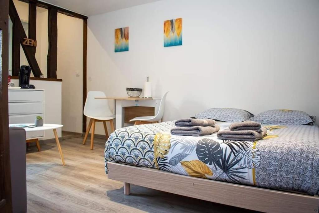 Appartement Studio Charmant Confortable Centre Ville Louviers 1 er étage 21 Rue des Quatre Moulins 27400 Louviers