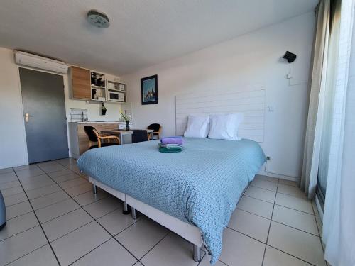 Studio climatisé 1 à 4 personnes vue mer