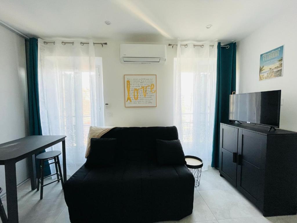 Studio climatisé au calme Centre ville 29 boulevard Louis Négrin, 06150 Cannes