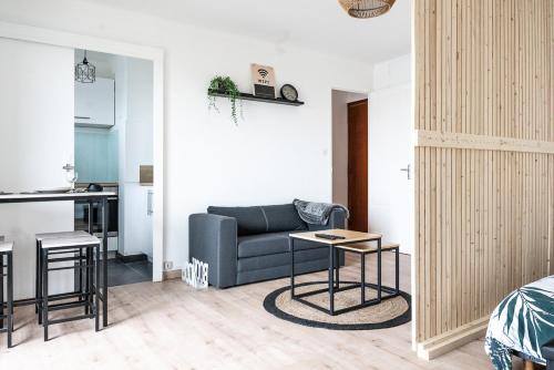 Studio cocooning 2 étoiles / clim / plage 7min à pied
