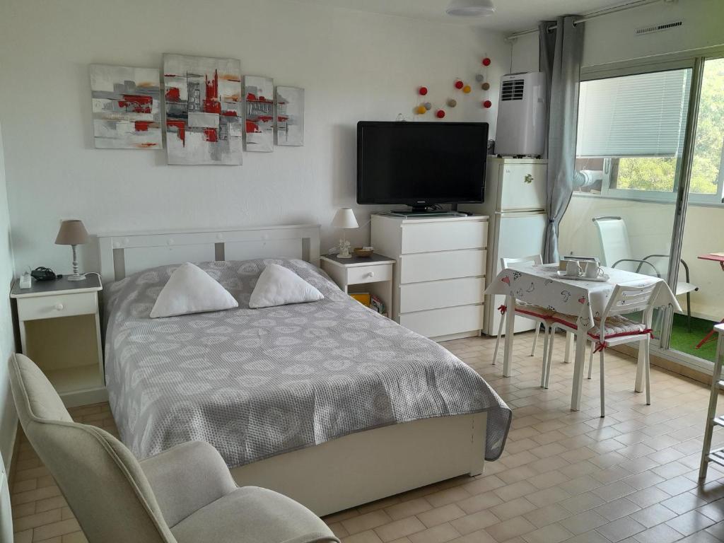 Appartement STUDIO CONFORT ET LUMINEUX avec LOGGIA ET PARKING PRIVE RESIDENCE EPHEBE 16.18 RUE MAURICE CLAVEL 34540 Balaruc-les-Bains