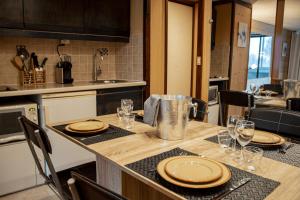 Studio confort, Front de neige, Parking gratuit, Wifi