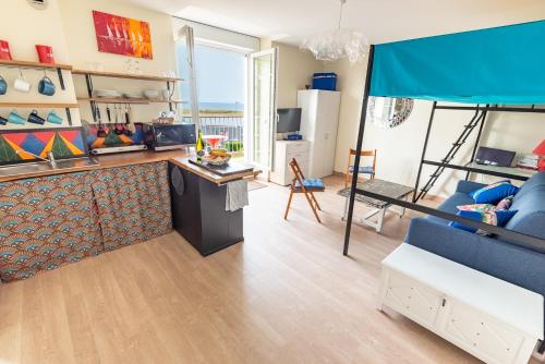 Studio cosy avec balcon vue mer à Guidel Plage par Groom