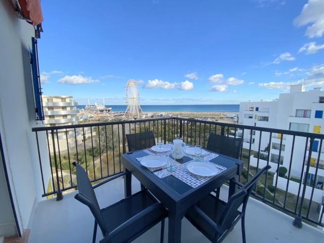 Appartement Studio cosy avec très belle vue sur la mer et parking privé 4GP162 8 Rue du Mas de la Grêle 66420 Le Barcarès