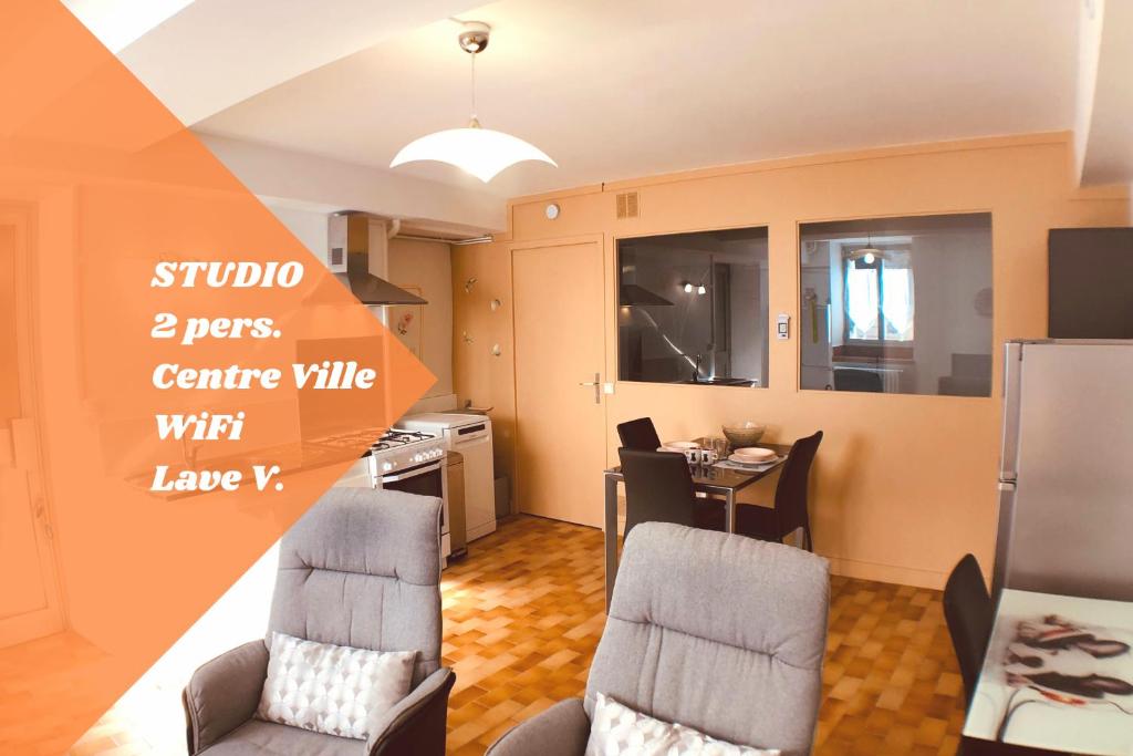 Appartement Studio cosy plein centre ville rez de chaussée 15 Avenue Thurel 39000 Lons-le-Saunier